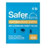 Safer Home Diatomaceous Earth 4 lb Organic OMRI DE – Cockroach Killer Indoor Home, Bed Bug Killer, Kills Fleas, Ants, Silverfish, Earwigs & Crawling Insects