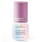 Natuhana Colla Extension Ciglia Asciugatura Rapida 1 Sec Impermeabile Senza Irritazione Adesivo Trasparente 5ml