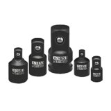 NEIKO 30249A 5 Piece Impact Socket Adapter Set, Standard SAE, 1/4, 3/8, 1/2″ Cr-V Steel Impact Driver & Wrench Conversion Kit Socket Reducer, Locking Socket Adapter Set