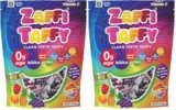 Zaffi Taffy Sugar Free Candy – Dye Free, Keto & Diabetic-Friendly, Dentist-Approved Treats for Kids (Natural Fruit Flavor, 3 oz) (Pack of 2)