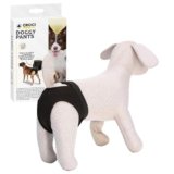 Croci – Croci C 7 If Mutandina Igienica Doggy, Pannolino per cani, Nero, XS (35 cm)