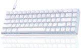 Dierya×TMKB Tastiera Gaming Meccanica 60% con Interruttori Meccanici Lineari,T68se Keyboard Gioco Luce monocromatica Type-C Mini Compact 68 Tasti Anti-Ghosting（Layout US,QWERTY）