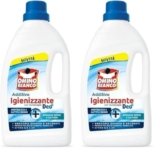 Omino Bianco – Additivo Igienizzante Liquido per Bucato, Contro Batteri e Cattivi Odori, con Tecnologia Deo+, 900 ml (Confezione da 2)