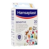 Hansaplast Sensitive – Cerotto Bambini Animals, 20 cerotti assortiti