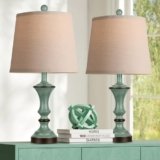 Retro Table Lamps Set of 2 Nightstand Lamp for Bedroom Vintage Rustic Table Lamps for Living Room Traditional Nightstand Bedside Lamps Bulb NOT Included