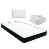 Confortil Kit 3 Pezzi: Materasso Singolo 80x190x16cm, Cuscino 40×70, Piumone 140×200 (1)