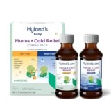 Hyland’s Baby Mucus and Cold Relief, Day and Night Value Pack, Infant And Baby Cold Medicine, Decongestant And Cough Relief, 8 Fl Oz