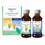 Hyland’s Kids Cold and Cough, Day and Night Combo Pack, Cold Medicine for Ages 2 and up, Syrup Cough Medicine for Kids, Nasal Decongestant, 4 Fl Oz (Pack of 2)