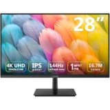 Z-Edge Monitor Gaming 4K da 28 pollici UHD 3840 x 2160 144 Hz, Schermo da Gioco IPS da 1 ms MPRT, 300 cd/m², FreeSync, HDR10, DP e HDMI, VESA Compatibile, Nero
