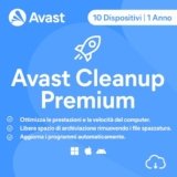 Avast Cleanup Premium 2026 | 10 Dispositivi | 1 Anno | Codice d’attivazione via email