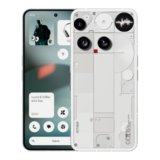 Nothing Phone (3) – Handy mit 50 MP Triple-Kamera, 24h Silizium-Kohlenstoff Akku, 6,67″ 120Hz AMOLED Display, Glyph Matrix, 16GB + 512GB – Weiß