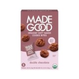 MadeGood Double Chocolate Soft-Baked Cookies, 0.85oz Each, Organic Snacks