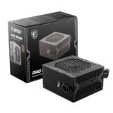 MSI MAG A650BN Alimentatore, Spina EU – 650W, certificato 80 Plus Bronze, ATX PSU, 12V Single-Rail, circuito DC-to-DC, ventola 120mm – 5 anni di garanzia