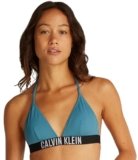 Calvin Klein Donna Top Bikini a Triangolo Imbottitura Estraibile, (Storm Blue), XL