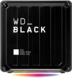 WD_BLACK D50 SSD Game Dock NVMe, 2 porte Thunderbolt 3, DisplayPort 1.4, 2 porte USB-C, 3 porte USB-A, ingresso/uscita audio e Gigabit Ethernet; luci RGB personalizzabili,