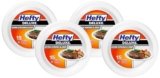 Hefty Deluxe Extra Strong & Deep Foam Plates, Round, White, 10.25 Inch, 15 Count (Pack of 4)