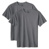 Comfort Colors Adult Heavyweight Short Sleeve Tee, Style G1717/G1745, Pepper (2-Pack), Large