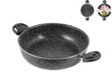 Home Stone Tegame Antiaderente, 2 Manici, Pietra, Antracite, 20 cm