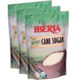 Iberia Organic Premium Cane Sugar, 1.5 lb. (Pack of 3) 100% Natural, Non GMO, Pure Cane Sugar