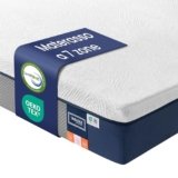 VASAGLE Materasso 160 x 190 cm, Materasso Matrimoniale, Memory Foam con Gel, Rigidità Media, 7 Zone, Rivestimento Traspirante Rimovibile e Lavabile in Lavatrice, 20 cm di Spessore, Blu RMZ129QZ01