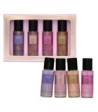 Victoria’s Secret Fragrance Mist Collection 4 Piece Shimmer Mini Gift Set, Assorted Scents
