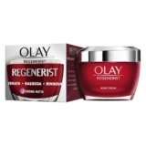 Olay Regenerist Crema Viso Notte. Crema Idratante Attiva Antirughe e Rassodante per la Cura della Pelle con Niacinamide e Peptidi Anti-Età. Rassoda, Rigenera e Idrata. Senza Profumo. 50 ml