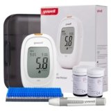 yuwell Misuratore Glicemia con strisce reattive x 50 e lancetti x 50, il Glucometro Kit Completo ideale per l’Uso Domestico (Modello 582)