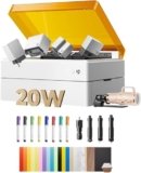 xTool M1 Ultra 4-in-1 Kit Premium: Incisore Laser 20W, Stampa Inkjet, Taglio con Lame, Disegno con Penna – Macchina Fai-da-te per Artigianato e Piccole Imprese, 1000+ Materiali