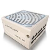 LC-Power Alimentatore 1000w 80 Plus Gold, Modulare PSU ed Estremamente Silenzioso – Compatibile con ATX 3.1 e PCIe 5.1, Bianco(LC1000MW V3.1)