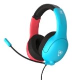Turtle Beach Airlite Fit Blu e Rosse Cuffie da gioco cablate con licenza ufficiale per tutti i Nintendo Switch – Microfono flip-and-mute, padiglioni auricolari dal comfort superiore