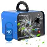 Generatore di Ozono Professionale 60000 mg/h, ozonizzatore industriale, Ozonizzatore Purificatore d’Aria Ozono con timer da 120 minuti, 300㎡ O3 Macchina Ozono per Casa Ambienti, Auto, Uffici, Hotel