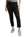 Royalty for Me Women’s Luxe Premium Stretch Slim Straight Jeans, W Black, 08