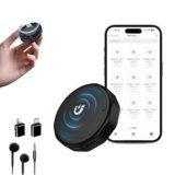 Mulukusion Magnetic Voice Recorder -136GB (9800 Hour) Voice Activated Recorder with DSP4.0 Intelligent Noise Reduction, OTG-Enabled Recording Device, HD Audio Recorder for Interview/Meeting/Lecture