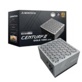 MONTECH CENTURY II – Alimentatore da gioco ATX di fascia alta da 1050 W, 80 Plus Gold & Cybenetics Platinum, completamente modulare, ATX 3.1 e PCIe 5.1, con cavo 12 V-2 x 6