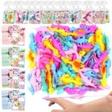 DBPBToU Valentines Day Gifts for Kids Classroom, 56 Pcs 28 Pack Valentines Cards with Slingshot Dinosaur Finger, Valentines Day Cards for Kids School Valentines Party Favors