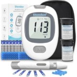 Stondon G430 Blood Glucose Monitor Kit,Blood Sugar Testing kit,Diabetes Testing Kit, Blood Glucose Meter, 100 Glucometer Strips, 100 Lancets, Test Strips Blood Sugar Meter Glucometer,HCT for Home Use