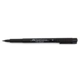 Faber-Castell 167499 – Penna a inchiostro Pitt artist pen pennello, larghezza linea B, colore 199, nero, 1 pz.