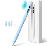 Penna per iPad 2025-2018 con LED Power Display, Pencil per iPad 11th A16/10/9/8/7/6, Air 11/13 M2/M3, Pro 11/13 M4, Pro 12.9”, Air 5/4/3, Mini 7 A17 Pro/6/5, Carica veloce, precisione Pixel