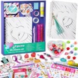 Joycover Journal Set for Girls Ages 8-12, Valentines Day Gifts for Kids Ages 8 9 10 11 12 13 14 Year Old, Journaling Scrapbook Kit and Diary Stationary Set for Tween Girls, DIY Crafts for Teen Girls
