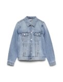 VERO MODA VMZORICA LS Jacket Mix Noos Giacca, Light Blue Denim, M da Donna