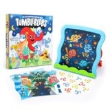 Educational Insights Tumbleblobs™ Blob-Dropping Strategy Game – Toddler Board Games for 1-2 Players, Preschool Color Matching, Memory & Counting Activities, Fine Motor Fun and Gifts for Kids Ages 3+