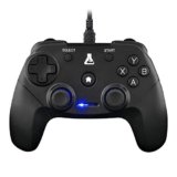 THE G-LAB K-Pad Thorium Controller di Gioco PC e Ps3 USB con Cavo – Vibrazione Integrata, Gamepad Game Controller con Cavo Elettrico – Joystick per PC Windows 10-11, Ps3, Android (Nero)