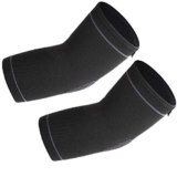 Protle Elbow Brace Compression Support Sleeve (Pair)–Pain Relief & Inflammation from Tendonitis, Tennis, Golf Elbow, Arthritis. Provide Protection for Workout, Weightlifting, Tennis