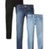 The Children’s Place Girls Super Skinny Jeans,Black Wash/Lt Indigo/Victory Blue Wash 3 Pack,6