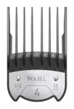 WAHL Premium Magnetic Attachment Combs, #4, 13mm, pettini guida per tagliacapelli, accessori per tagliacapelli e rifinitori, nero, Kuno, Chromstyle, Genio