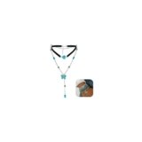 Long tiantian Boho Turquoise Jewelry Set Western Necklace Earrings Bracelets for Women Vintage Western Jewelry Gifts Turquoise Dresses for Women Trendy 2025