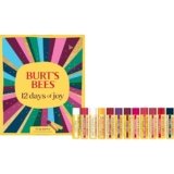 Burt’s Bees 12 Days of Joy Lip Balm Advent Calendar Gift Set, Flavored Lip Balm Pack Great for Office Holiday Gifts, Tint-Free, Natural Origin Lip Care, 12 Tubes, 0.15 oz.