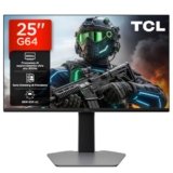 TCL 25G64 Gaming Monitor LED mini QD da 25 pollici, risoluzione Full HD, 300 Hz, pannello IPS veloce, HDR 600 nit, tempo di risposta GTG di 1 ms, AMD Freesync Premium, compatibile con G-Sync