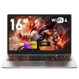 NAIKLULU 16 Pollici Gaming Laptop PC Portatile R7 5825U Processore (2,0 a 4,5 Ghz), 32GB RAM 1TB SSD 2026 Computer Portatile Gamer, 51.97Wh/Tastiera Retroilluminata/Tipo-C
