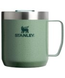 STANLEY Everyday Camp Mug 12oz | Drink Through Lid | Cup for Coffee, Tea and Drinks | Insulated Stainless Steel Coffee Mug | BPA-Free | Hammertone Green